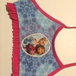 Frozen, Elsa and Anna, bikini top.